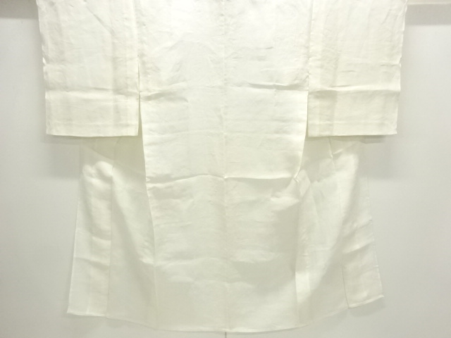 アンティーク　本麻すかし織竹笹模様長襦袢